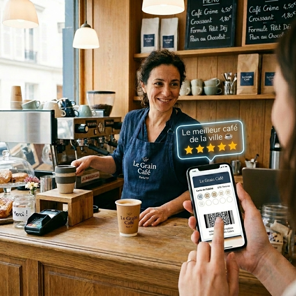 Fidélité, Réputation et Acquisition client au comptoir avec Mellio